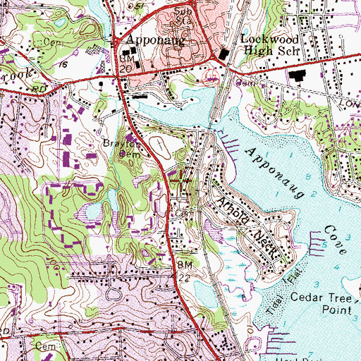 Topographic Map of Crayons Child Care and Family Services Center, RI