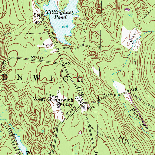 Topographic Map of Hianloland Fire Company Station 2, RI