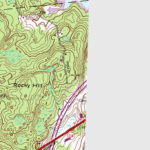 Topographic Map of Just For Kids Day Care, RI