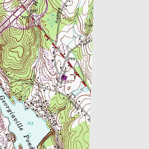 Topographic Map of Kittens and Cubs Day Care Center, RI