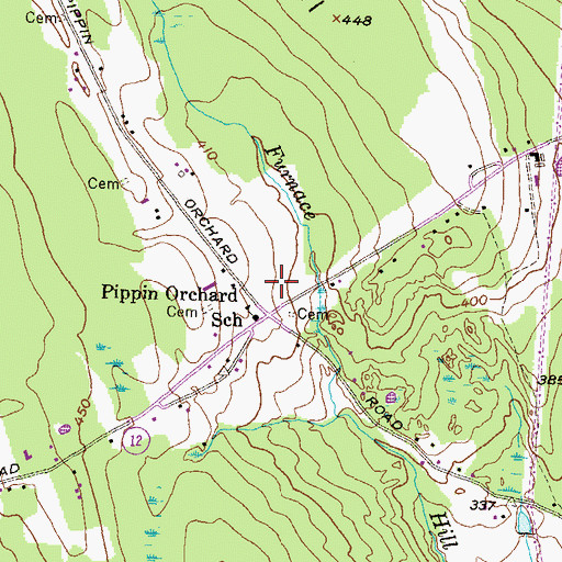 Topographic Map of Little Apostles Early Childhood Center, RI