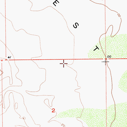Topographic Map of Pinto Wash, CA