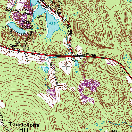 Topographic Map of The Learning Place, RI