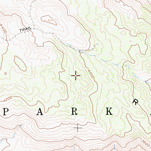 Topographic Map of Pinyon Ridge, CA