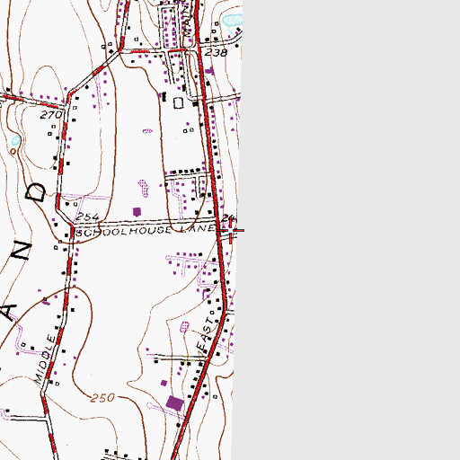 Topographic Map of Countryside Childrens Center, RI