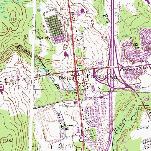 Topographic Map of Happy Hearts Learning Center, RI