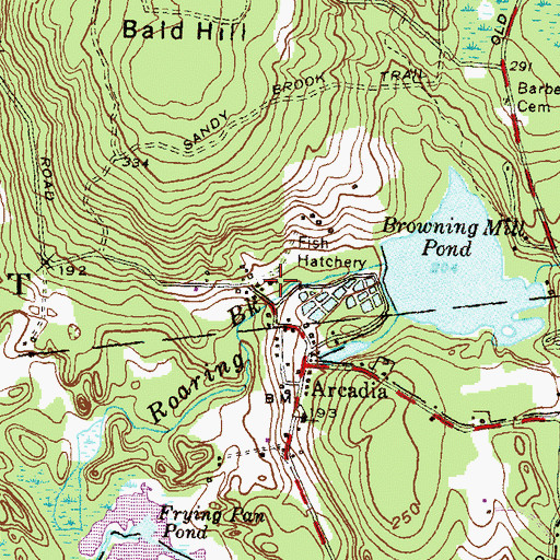 Topographic Map of Nuweetooun School, RI