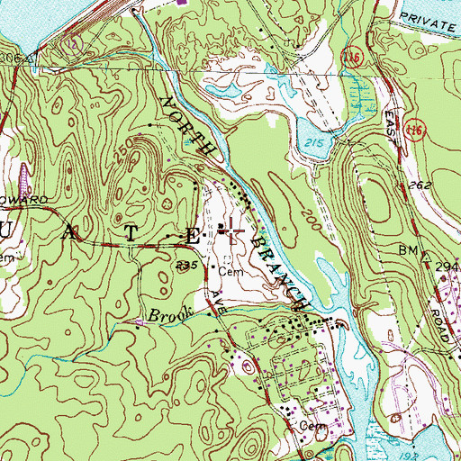 Topographic Map of Sunrise Academy, RI