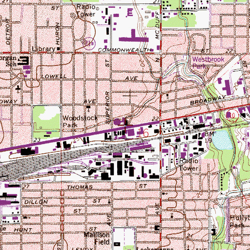 Topographic Map of Harumba Enrichment and Developmental Center, FL