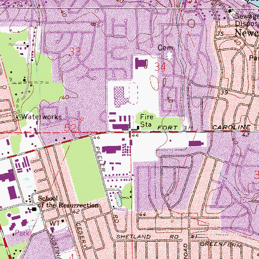 Topographic Map of High Praise Family Worship Center Church, FL