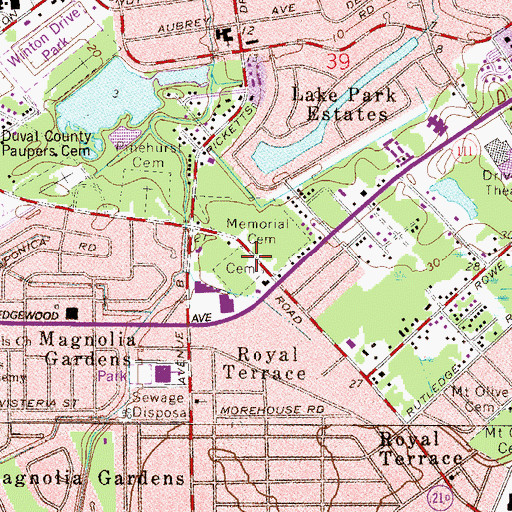 Topographic Map of Life in Christ Christian Center, FL