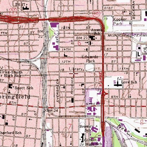 Topographic Map of Agape New Life Christian Church, FL