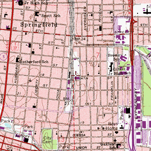 Topographic Map of Bethesda Faith Assembly Church, FL