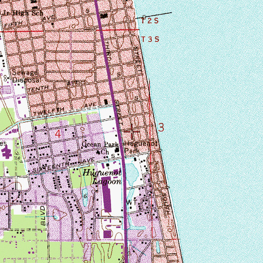 Topographic Map of Calvary Chapel of Jacksonville, FL