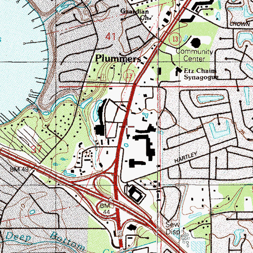 Topographic Map of Challenge Ministries International, FL