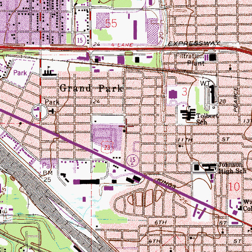 Topographic Map of Charity Christian Ministries Church, FL