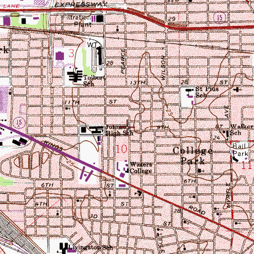 Topographic Map of Christ Gospel Church Prayer House, FL