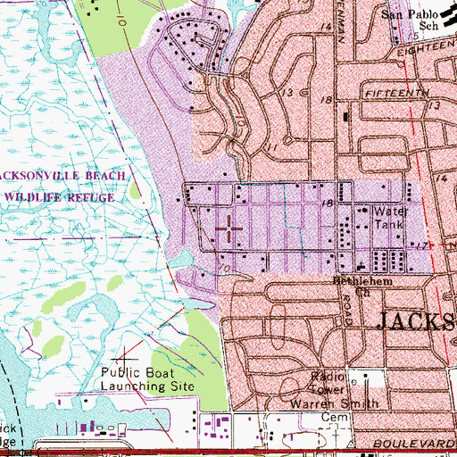 Topographic Map of Christian Missions International, FL