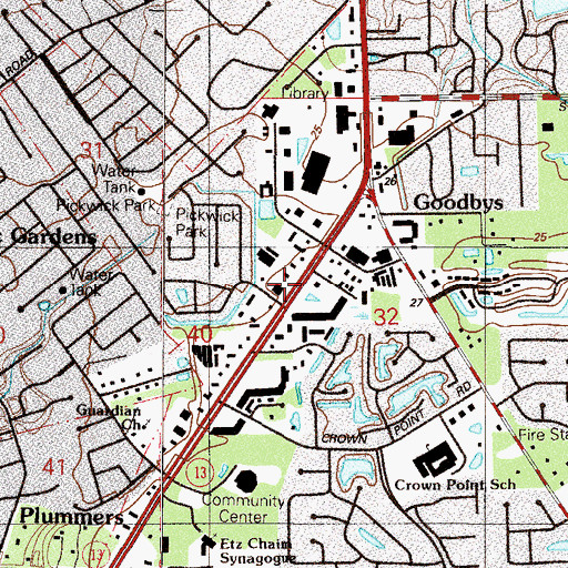 Topographic Map of City Church, FL