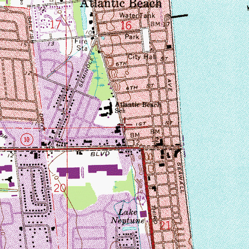 Topographic Map of Community Presbyterian Church, FL