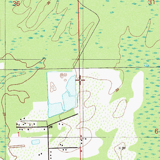 Topographic Map of Covenant Ministries, FL