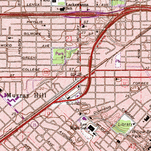 Topographic Map of Deliverance Temple, FL