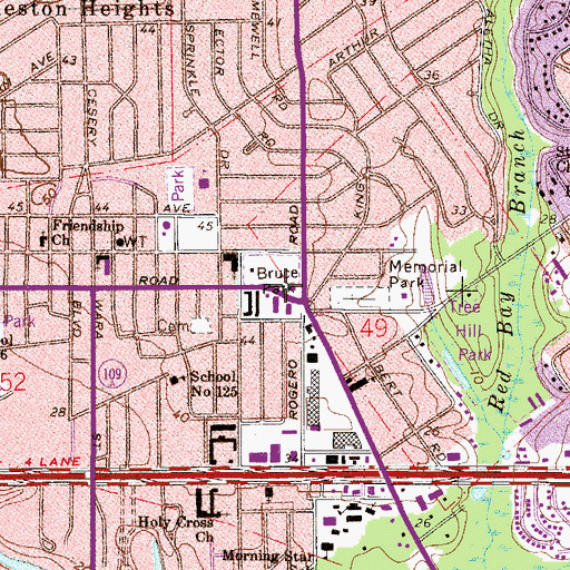 Topographic Map of Eckankar Church, FL