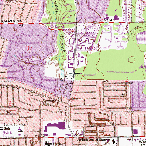 Topographic Map of Faith Community Fellowship Church, FL