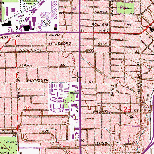 Topographic Map of Faith in His Name Ministries, FL