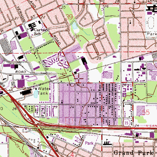Topographic Map of First Chronicles Baptist Church, FL