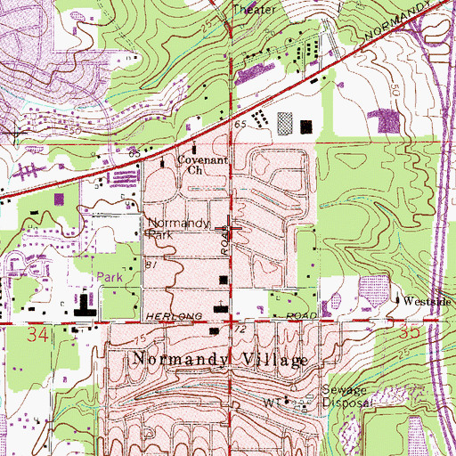 Topographic Map of Fouraker Road Baptist Church, FL