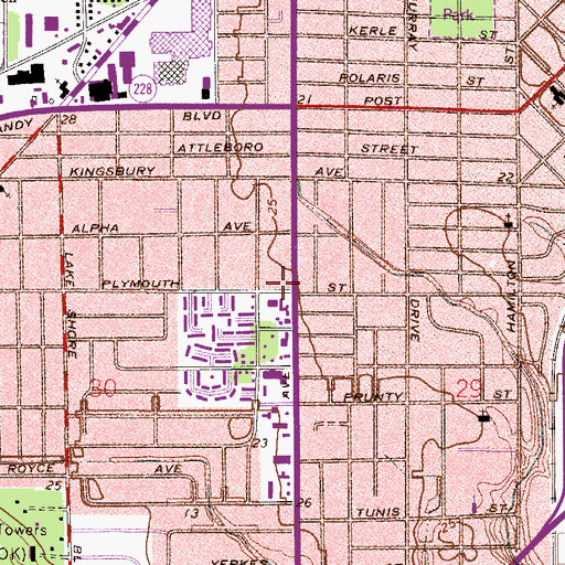 Topographic Map of Fresh Harvest International Ministries, FL