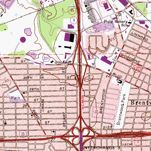 Topographic Map of Gods House of Power, FL
