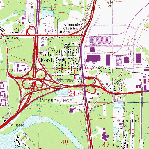 Topographic Map of Good Samaritan Church, FL