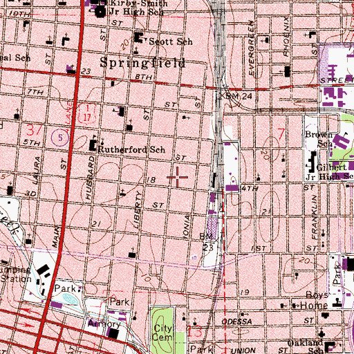 Topographic Map of Good Samaritan Temple, FL