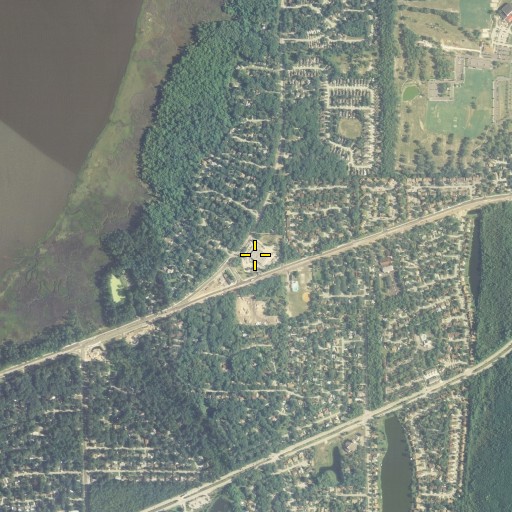 Aerial/Satellite Image of Monument Post Office, FL