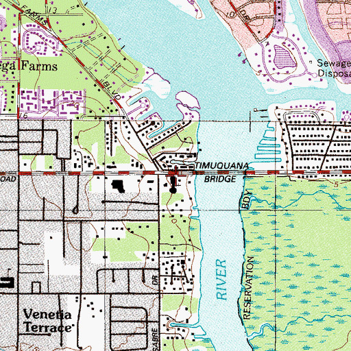 Topographic Map of Saint Peters Episcopal Church Preschool, FL