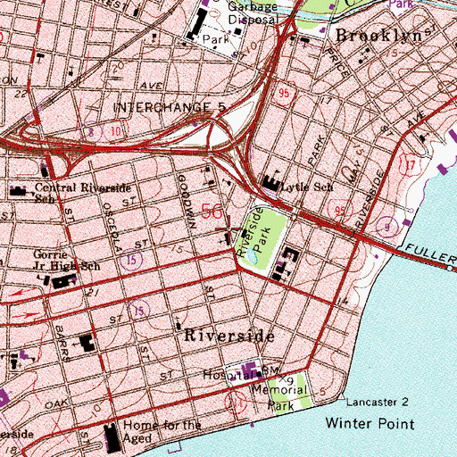 Topographic Map of Korean Presbyterian Church, FL
