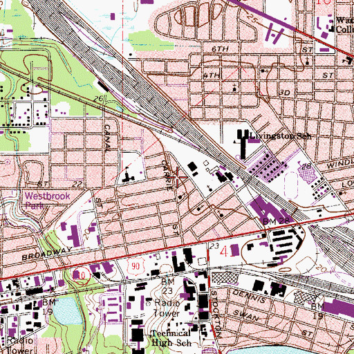 Topographic Map of Little Rock House of Prayer, FL