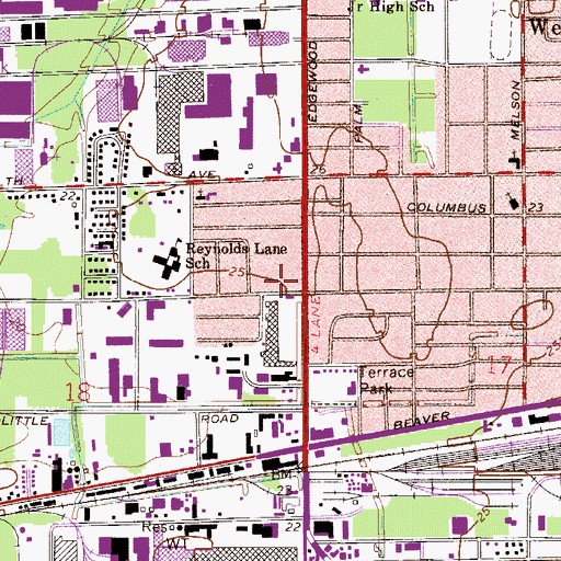 Topographic Map of One Lord One Faith One Baptism Ministry, FL