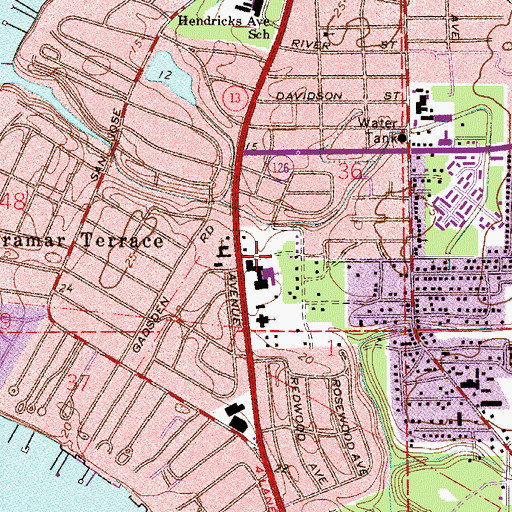 Topographic Map of The Church of Jesus Christ of Latter Day Saints, FL