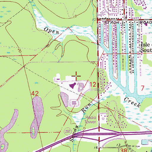 Topographic Map of Mayo Clinic Florida Campus, FL
