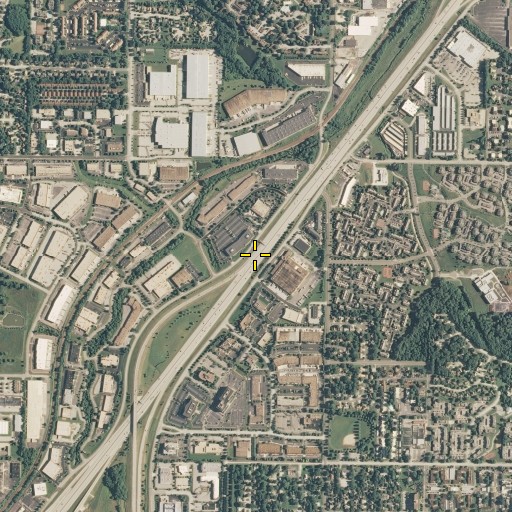 Aerial/Satellite Image of Interchange 225B, KS