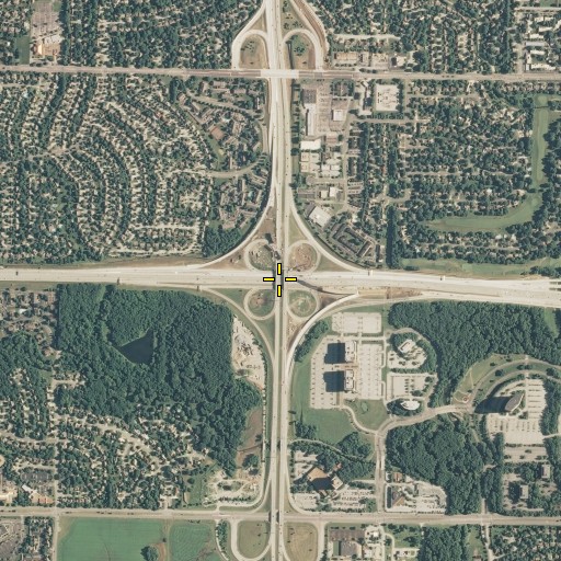 Aerial/Satellite Image of Interchange 81, KS