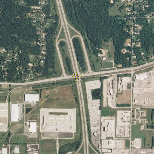 Aerial/Satellite Image of Interchange 9, KS