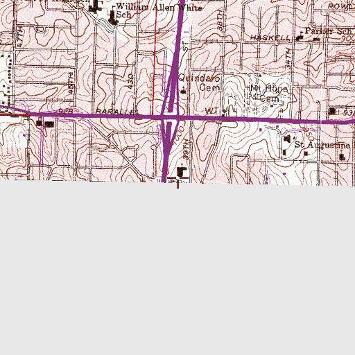 Topographic Map of First Presbyterian Head Start, KS