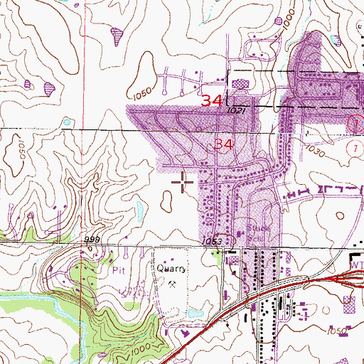 Topographic Map of Heartland Early Childhood Center, KS