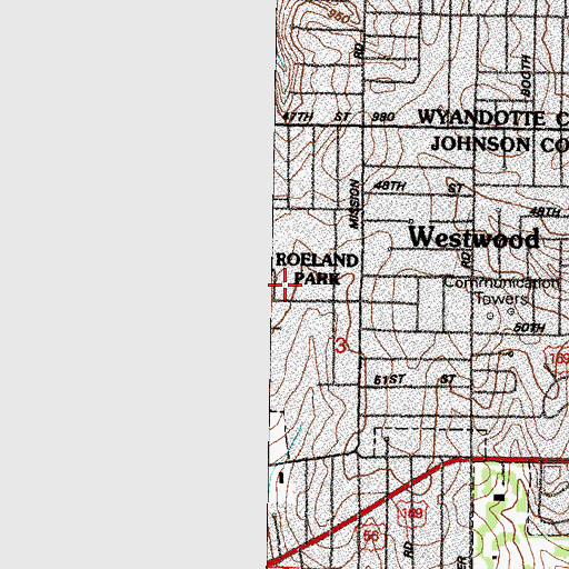Topographic Map of Horizon Academy Junior Senior High School, KS