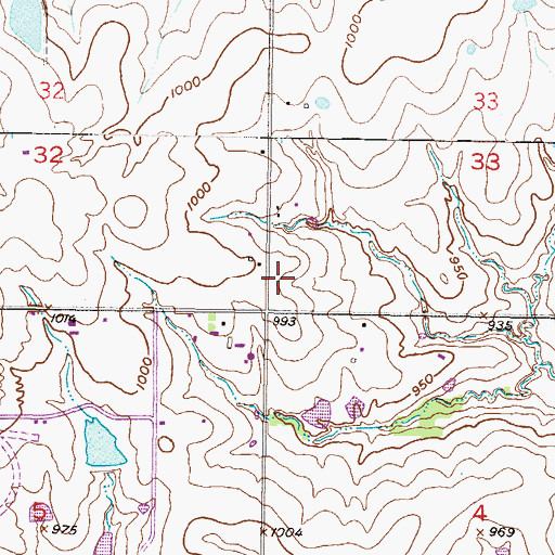 Topographic Map of Saint Michael the Archangel Catholic School, KS