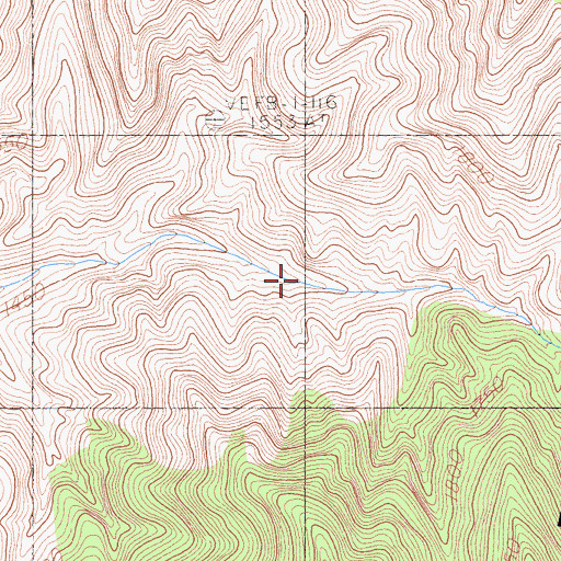 Topographic Map of Porcupine Tank, CA